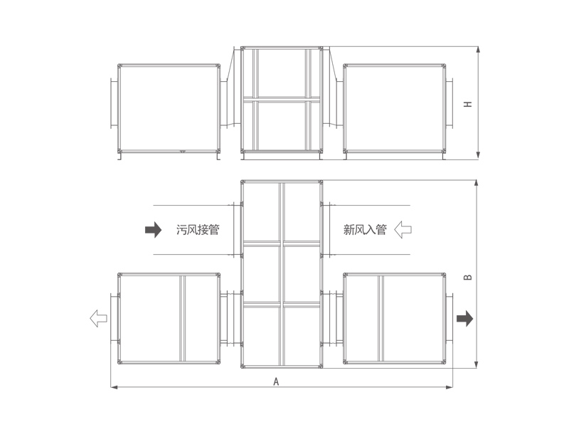 临朐大型组合式全热交换器